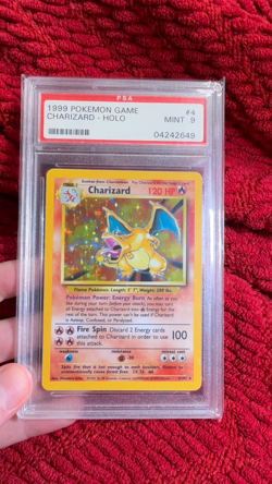 PSA 9 CHARIZARD HOLO 4/102 | Base Set WOTC Graded Pokemon Card - Image 2