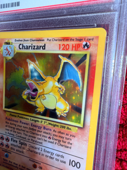 PSA 9 CHARIZARD HOLO 4/102 | Base Set WOTC Graded Pokemon Card - Image 3
