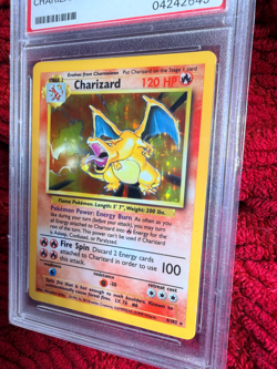 PSA 9 CHARIZARD HOLO 4/102 | Base Set WOTC Graded Pokemon Card - Image 5