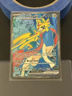 Pokemon TCG Journey Together Hops Zacian EX Card 176/159 Ultra Rare - Image 1