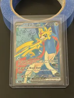Pokemon TCG Journey Together Hops Zacian EX Card 176/159 Ultra Rare - Image 3