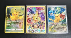 Pokemon TCG Card Lot of 3 : Pikachu GG30, 160/159, 027 Promo - English Near Mint - Image 1
