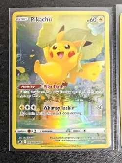 Pokemon TCG Card Lot of 3 : Pikachu GG30, 160/159, 027 Promo - English Near Mint - Image 2