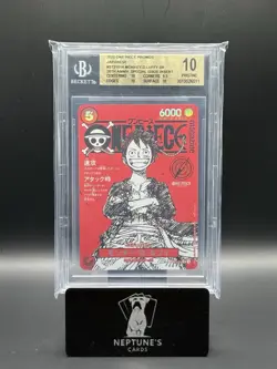 Monkey D. Luffy ST21-014 One Piece Card Japanese 2025 Jump Mag BGS 10 Pristine - Image 1