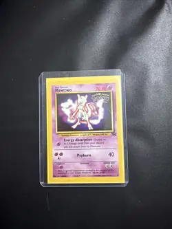 Pokemon TCG Mewtwo #3 WB Kids Presents the First Movie Card - Image 1