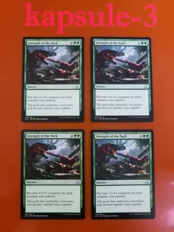4x Strength of the Pack (LP-NM) | Rivals of Ixalan | MTG Magic Cards - Image 1