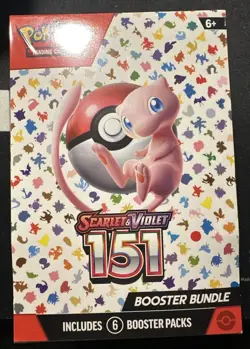 Pokemon 151 Booster Bundle, 6 Packs per Box, 10 Cards per, Factory Sealed, New 820650853210 - Image 1