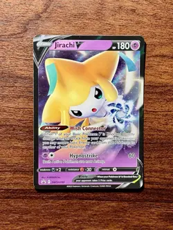 Jirachi V SWSH299 Sword & Shield: Black Star Promo Holo 2023 Pokemon TCG Card - Image 1