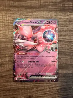 Pokemon TCG Team Rockets Mewtwo EX Double Rare Card 081/182 Destined Rivals - Image 1