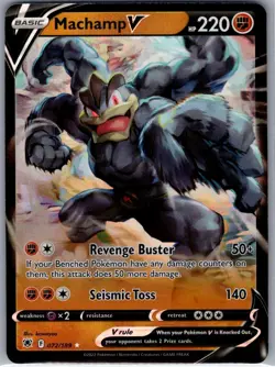 Machamp V 072/189 SWSH10: Astral Radiance - Pokemon Card - NM - Image 1
