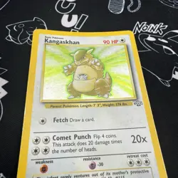 Kangaskhan Jungle Holo Rare 5/64 Pokemon Card TCG WOTC - MP Moderately Played - Image 3