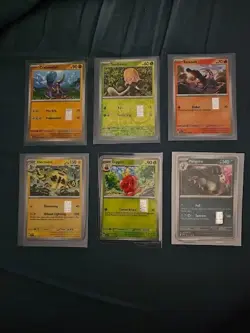 Lot of 6 Pokemon Cards each with 1 Grain Silver Inside - Image 1