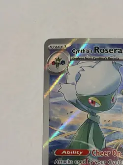 Pokemon TCG Cynthia's Roserade IR Destined Rivals Card 184/182 NM Condition - Image 3