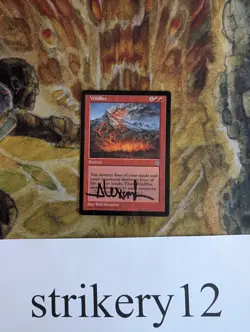 Wildfire – Portal Second Age – Signed by Rob Alexander – MTG - Image 1
