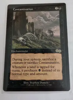 MTG Contamination-Urza's Saga {URS} Regular NM - Image 1