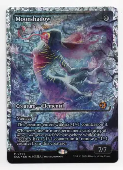 MTG: Magic Lorwyn Eclipsed *Fracture Foil* Moonshadow (Showcase) - Image 1