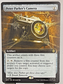 MTG Peter Parker's Camera [Extended Art] #280 Magic Marvel's Spider-Man - Image 1