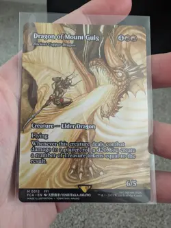 Dragon of Mount Gulg Ancient Copper Dragon (Showcase) Final Fantasy MTG Regular - Image 1