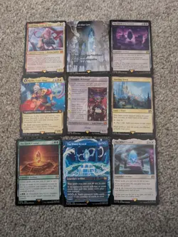 Final Fantasy MTG Mythic & Legendary Lot (9) Summon: Bahamut Kefka Water Crystal - Image 1