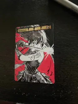Terminate Hand Drawn Altered Art Magic Gathering Akame Ga Kill! Sword Red Black - Image 2