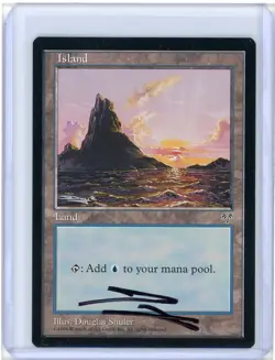 Island (Sunset) Mirage Signed Artist Proof MTG - Image 1