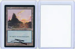 Island (Sunset) Mirage Signed Artist Proof MTG - Image 3