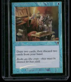 2001 Magic The Gathering: Careful Study Odyssey Foil NM+ Never Played! - Image 1