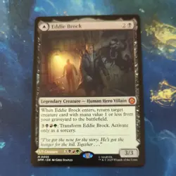 Eddie Brock/Venom Lethal Protector MTG Marvels Spider-Man 055 NM - Image 1