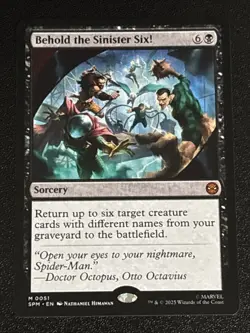 MTG Universes Beyond: Spider-man Behold the Sinister Six! 0051 NM Mythic - Image 1