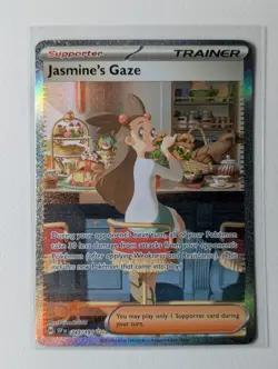 Pokemon TCG Trainer Jasmine's Gaze Jasmine Holo 245/191 Surging Sparks - Image 1