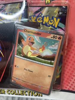 Pokemon TCG Ascended Heroes Tech sticker 3 Pack Charmander Promo With Swirl 💫🍥 - Image 2