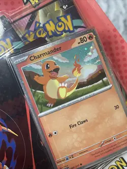 Pokemon TCG Ascended Heroes Tech sticker 3 Pack Charmander Promo With Swirl 💫🍥 - Image 5