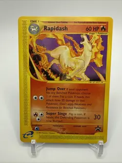 Pokemon Card - Rapidash Black Star Promo #51 - 2002 Vintage Wotc - Image 1