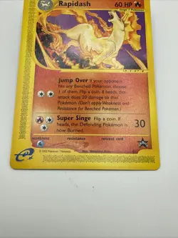 Pokemon Card - Rapidash Black Star Promo #51 - 2002 Vintage Wotc - Image 3
