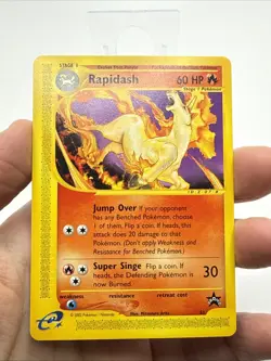 Pokemon Card - Rapidash Black Star Promo #51 - 2002 Vintage Wotc - Image 4