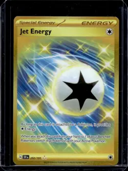 2024 Pokemon Surging Sparks Jet Energy #252/191 - Image 1