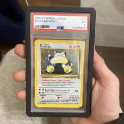 1999 POKEMON JUNGLE 1ST EDITION 11/64 SNORLAX HOLO PSA 5. - Image 1