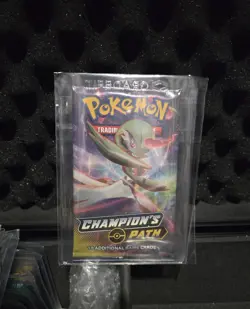 Pokemon Sword & Shield Champions Path New Sealed Unweighed Booster Pack - Image 1
