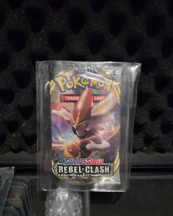 Pokemon Sword & Shield Rebel Clash New Sealed Unweighed Booster Pack - Image 1