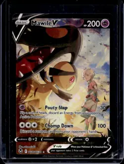 2022 Pokemon SWSH Silver Tempest Mawile V Trainer Gallery Holo #TG17/TG30 - Image 1