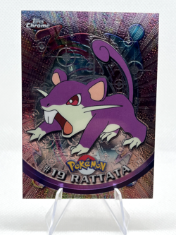 Ratatta #19 Pokemon Topps Chrome - Image 1