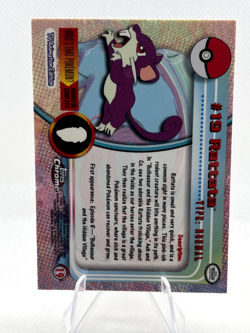 Ratatta #19 Pokemon Topps Chrome - Image 2