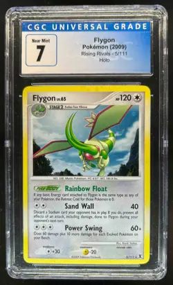 2009 Pokemon Platinum Rising Rivals Flygon Holo #5/111 CGC 7 - Image 1