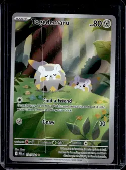 2025 Pokemon Phantasmal Flames Togedemaru Full Art Illustration Rare #104/094 - Image 1