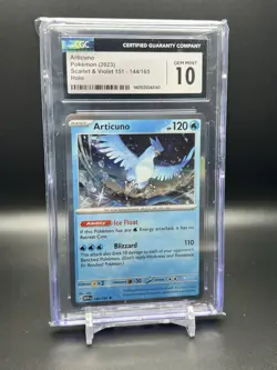 ARTICUNO POKEMON 2023 SCARLET & VIOLET 151 HOLO CGC 10 - Image 1
