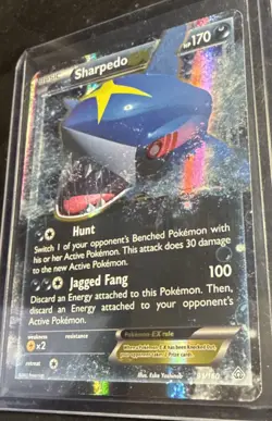 Pokemon TCG - Sharpedo EX - 91/160 - Ultra Rare - XY: Primal Clash LP - Image 2