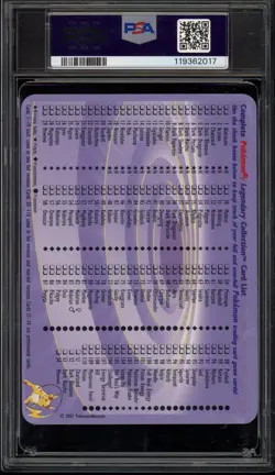 Pokemon Dark Blastoise Legendary Coll. Bx Topper #S2 PSA 9 Mint - Image 2