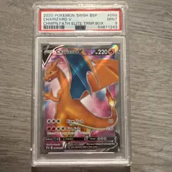 Pokemon Charizard V SWSH050 Sword & Shield Promo Holo PSA 9 - Pokemon TCG - Image 1