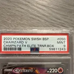 Pokemon Charizard V SWSH050 Sword & Shield Promo Holo PSA 9 - Pokemon TCG - Image 3