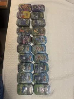 20 Mini Pokemon Tins Mixture Of Sun And Moon Shining Fates , Sinnoh Stars SEALED - Image 1